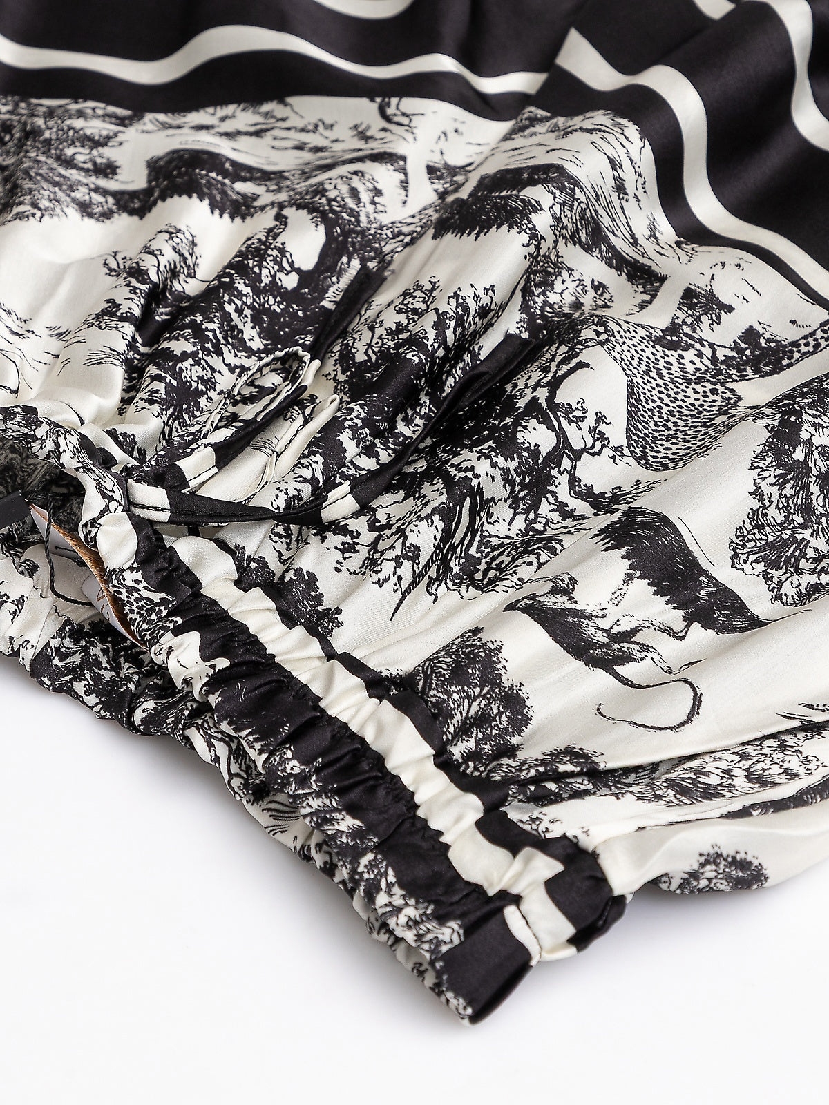 Women's shorts with silk