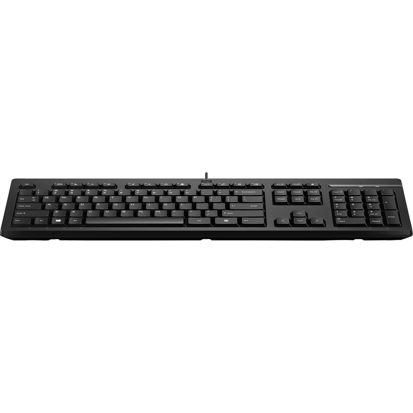 HP 125 USB Wired Keyboard клавиатура Черен (125 Wired Keyboard Swiss)