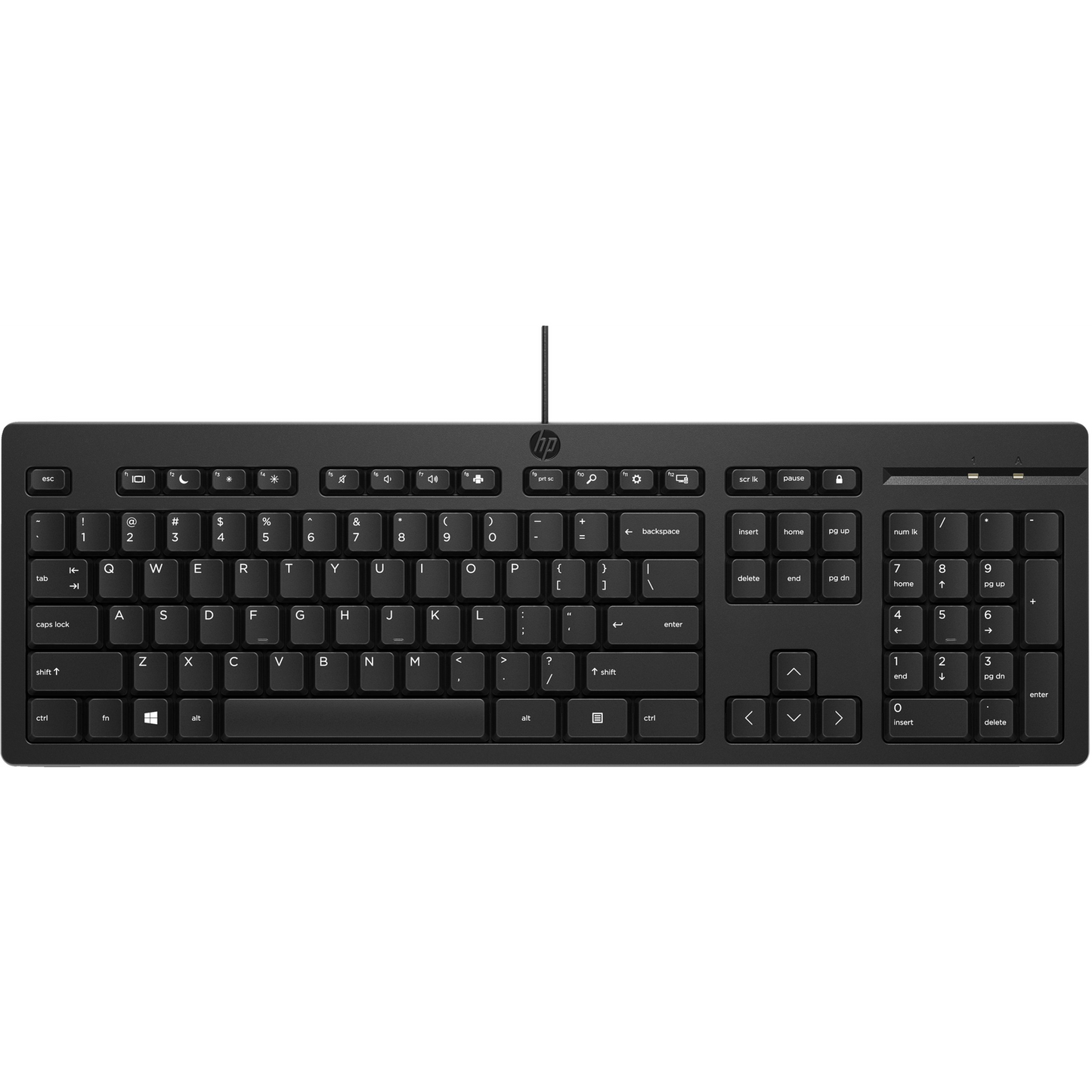 HP 125 USB Wired Keyboard klávesnica Čierna (125 Wired Keyboard Itallian)