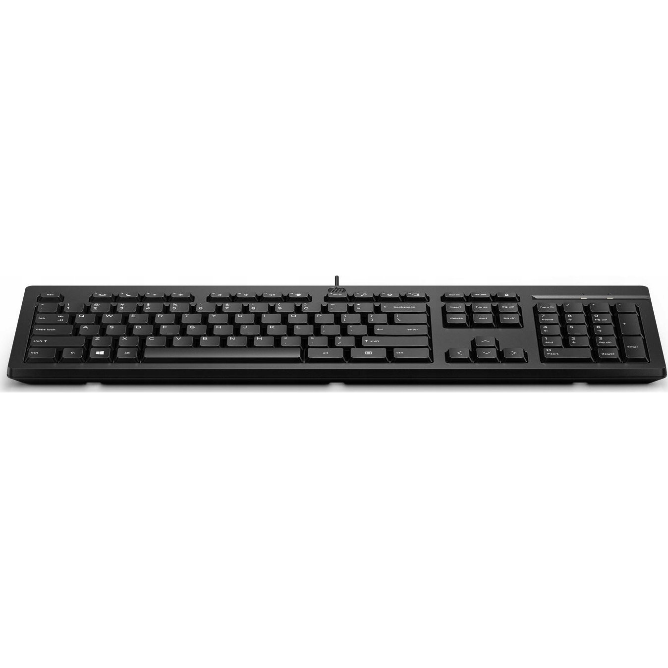 HP 125 USB Wired Keyboard klávesnica Čierna (125 USB KEYBOARD Germany)