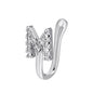 No Piercing Nose Pin Copper Inlaid Zircon Letter U Shape