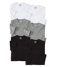 ATLAS FOR MEN -Pack de 6 Camisetas Hombre Manga Corta - Tshirt Suave - Camisetas Estilo Casual - Verano - Ropa Básica - Disponibles en Tallas Grandes de la M hasta 5XL