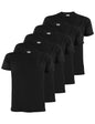 ALPIDEX T-Shirt Camisetas Hombre Pack de 5 Cuello Redondo 100% Algodón Unicolor Corta Shirt Men Camisa de Manga Casual S M L XL XXL 3XL 4XL 5XL