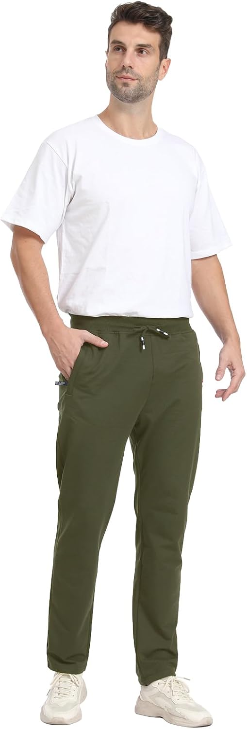 JustSun Pantalon Chandal Hombre Algodon Deporte Pantalones