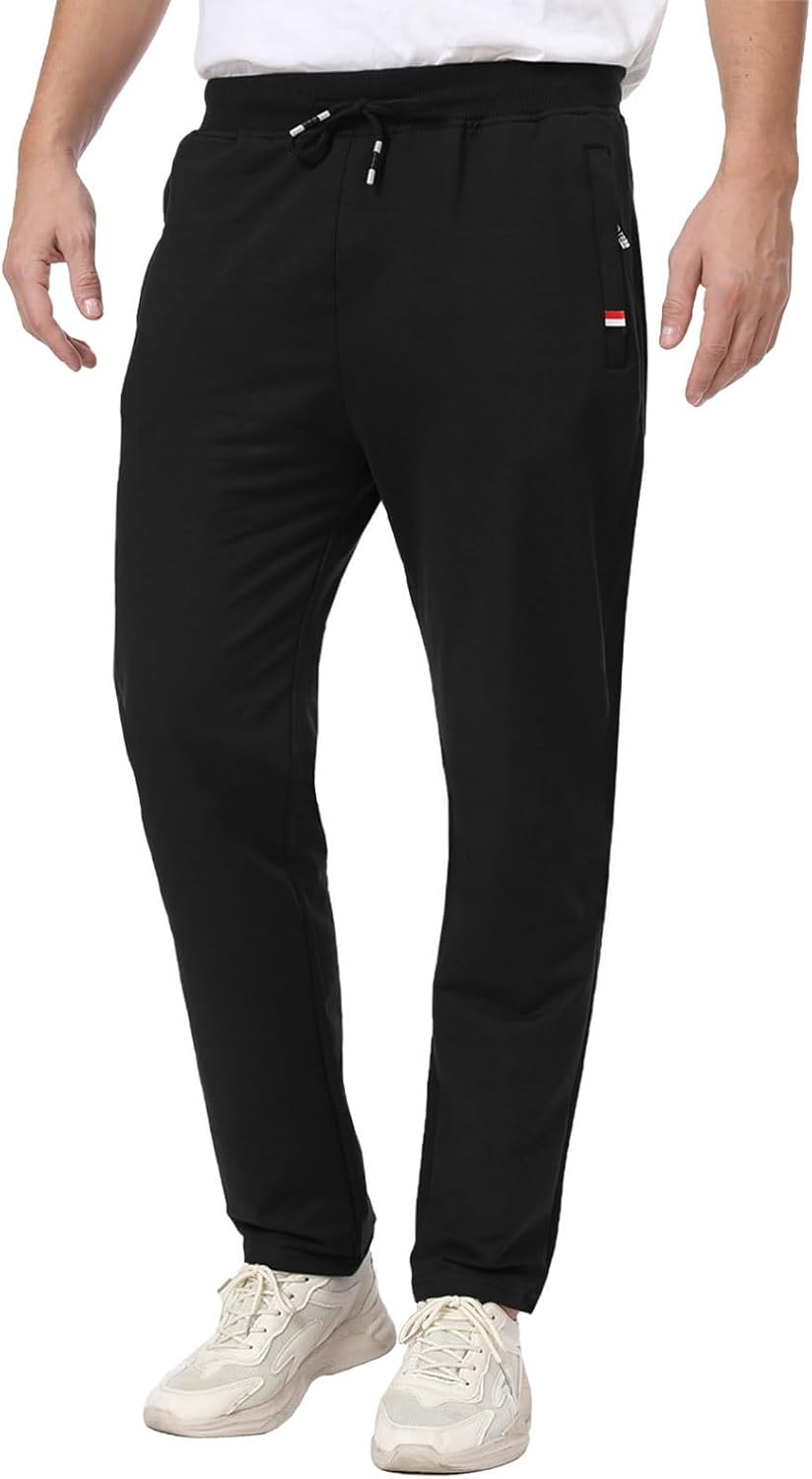 JustSun Pantalon Chandal Hombre Algodon Deporte Pantalones