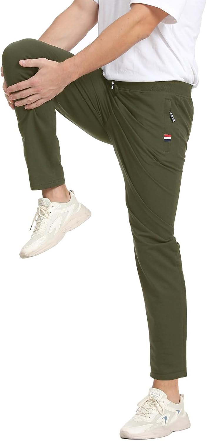 JustSun Pantalon Chandal Hombre Algodon Deporte Pantalones