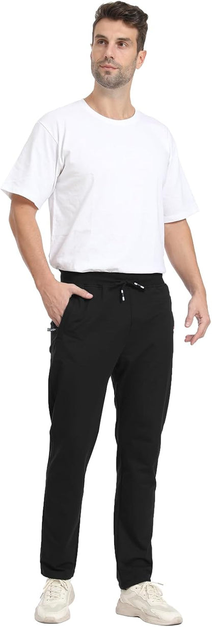 JustSun Pantalon Chandal Hombre Algodon Deporte Pantalones