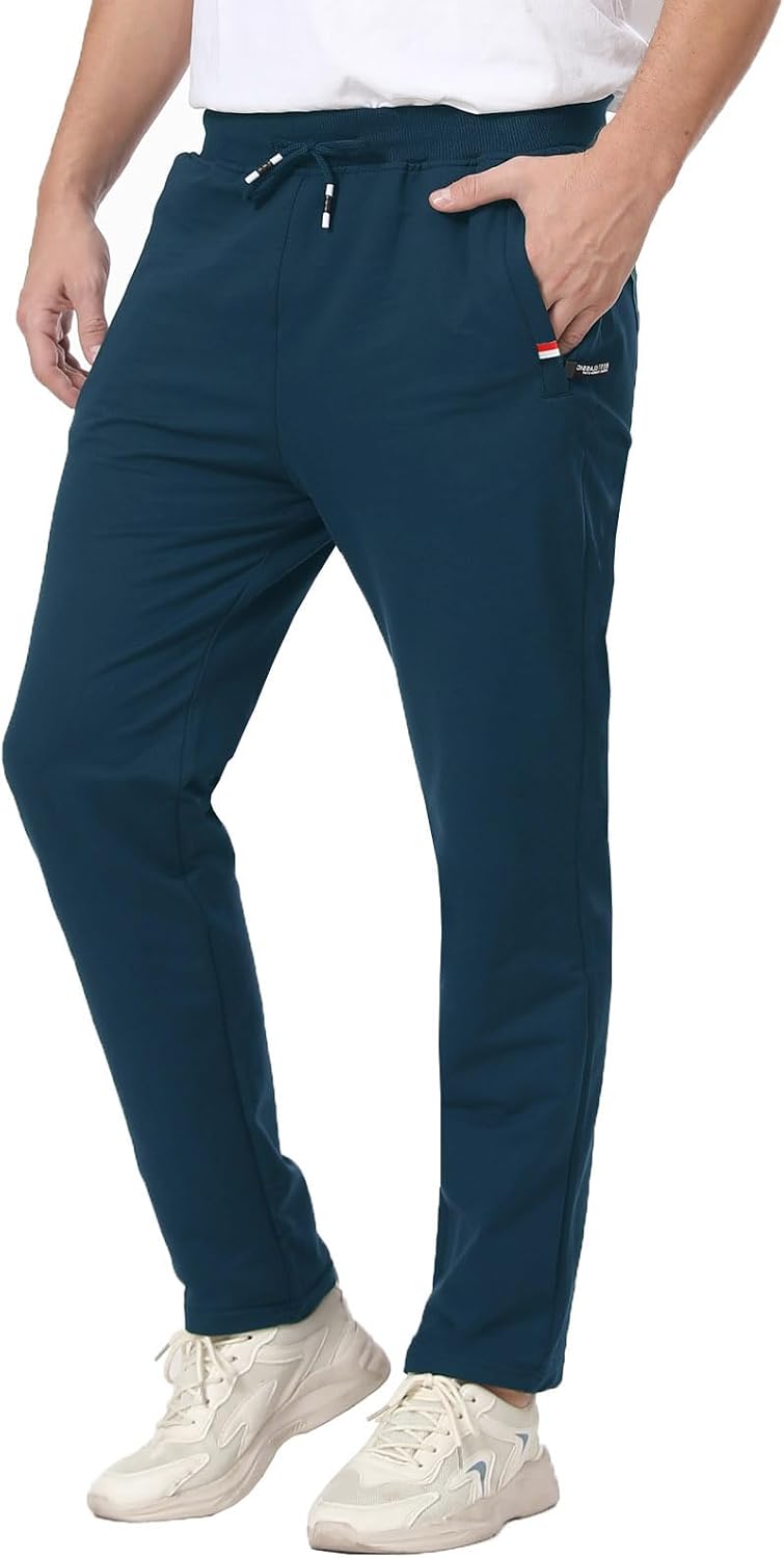 JustSun Pantalon Chandal Hombre Algodon Deporte Pantalones
