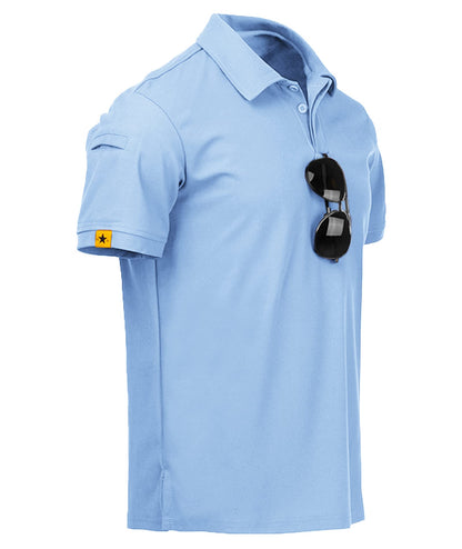 ZITY 3 Pack Polo Hombre Manga Corta Secado Rápido Transpirable Camiseta Hombre Polo Verano Casual Sport Camisa Regular Fit Golf Polo Shirts