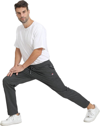 JustSun Pantalon Chandal Hombre Algodon Deporte Pantalones