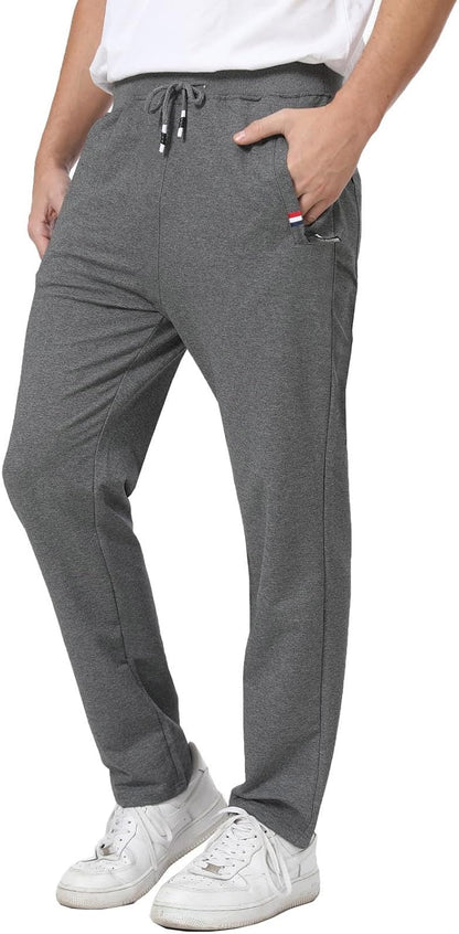 JustSun Pantalon Chandal Hombre Algodon Deporte Pantalones