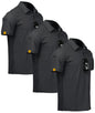 ZITY 3 Pack Polo Hombre Manga Corta Secado Rápido Transpirable Camiseta Hombre Polo Verano Casual Sport Camisa Regular Fit Golf Polo Shirts