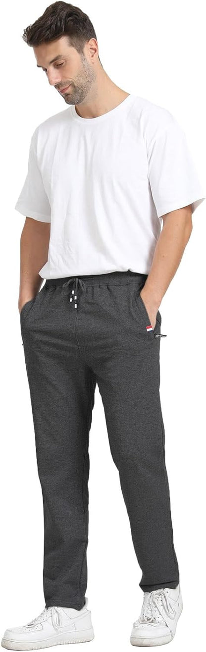 JustSun Pantalon Chandal Hombre Algodon Deporte Pantalones