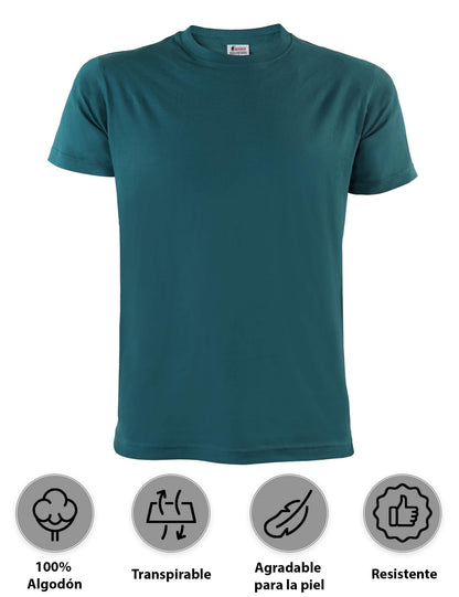 ALPIDEX T-Shirt Camisetas Hombre Pack de 5 Cuello Redondo 100% Algodón Unicolor Corta Shirt Men Camisa de Manga Casual S M L XL XXL 3XL 4XL 5XL