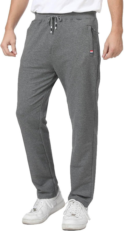 JustSun Pantalon Chandal Hombre Algodon Deporte Pantalones
