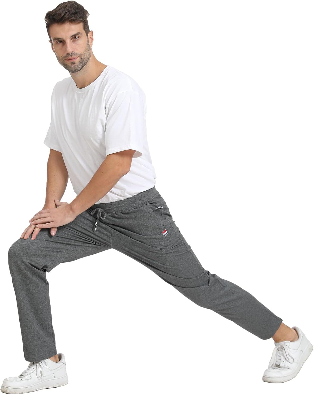 JustSun Pantalon Chandal Hombre Algodon Deporte Pantalones
