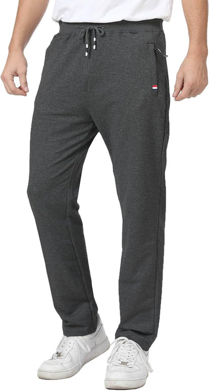 JustSun Pantalon Chandal Hombre Algodon Deporte Pantalones