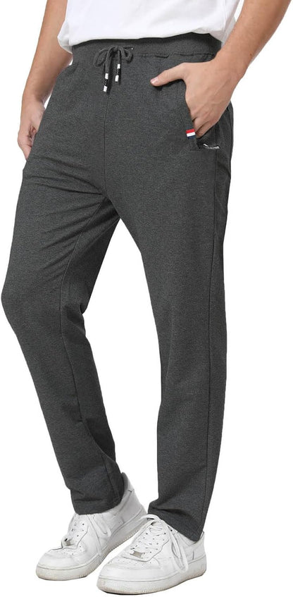 JustSun Pantalon Chandal Hombre Algodon Deporte Pantalones