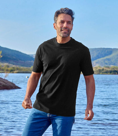 ATLAS FOR MEN -Pack de 6 Camisetas Hombre Manga Corta - Tshirt Suave - Camisetas Estilo Casual - Verano - Ropa Básica - Disponibles en Tallas Grandes de la M hasta 5XL