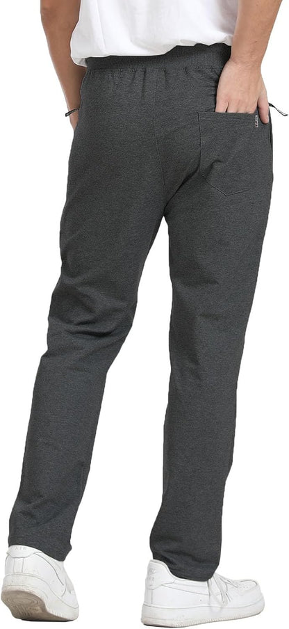 JustSun Pantalon Chandal Hombre Algodon Deporte Pantalones