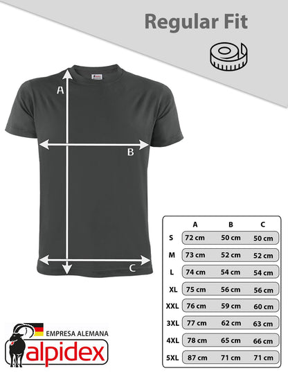 ALPIDEX T-Shirt Camisetas Hombre Pack de 5 Cuello Redondo 100% Algodón Unicolor Corta Shirt Men Camisa de Manga Casual S M L XL XXL 3XL 4XL 5XL