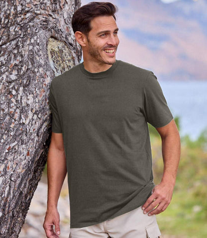 ATLAS FOR MEN -Pack de 6 Camisetas Hombre Manga Corta - Tshirt Suave - Camisetas Estilo Casual - Verano - Ropa Básica - Disponibles en Tallas Grandes de la M hasta 5XL