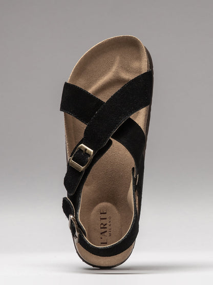 Women's leather sandals