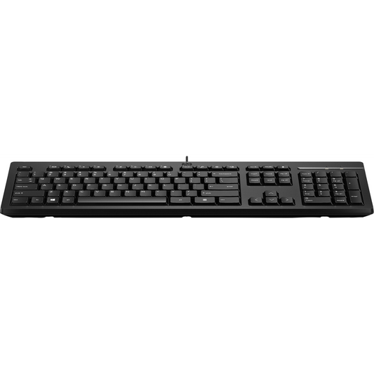 HP 125 USB Wired Keyboard tastaturi Negru (125 Wired Keyboard Swiss)