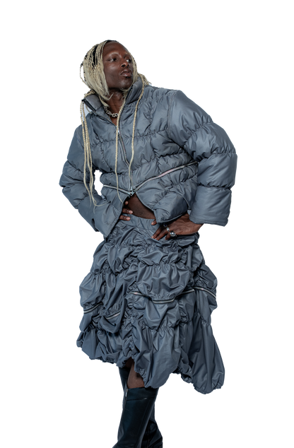 Convertible Puffer (slate)