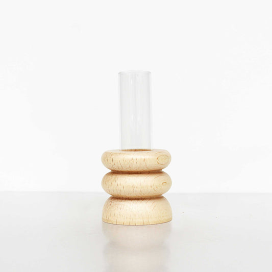 Totem Wooden Vase - Short Nº 1